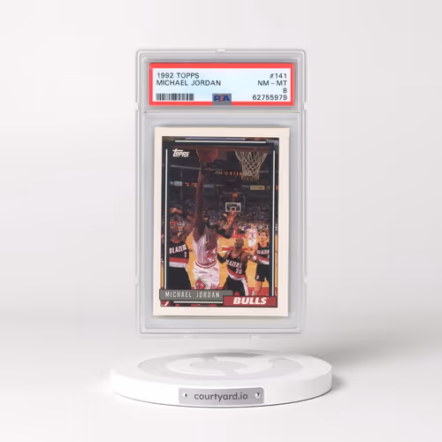 1992 Topps #141 Michael Jordan (PSA 8 NM-MT)