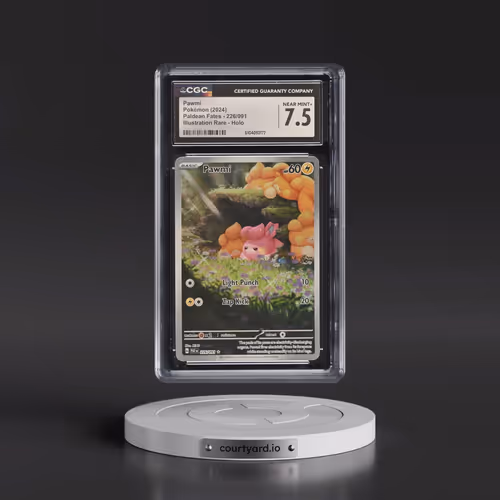 2024 Paldean Fates - PAF EN #226/091 Pawmi - Illustration Rare Holo (CGC 7.5 NM+)