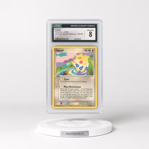 2004 EX Team Rocket Returns #50/109 Togepi (CGC 8 NM-MT)