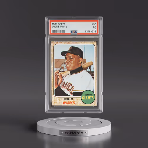 1968 Topps #50 Willie Mays (PSA 5 EX)