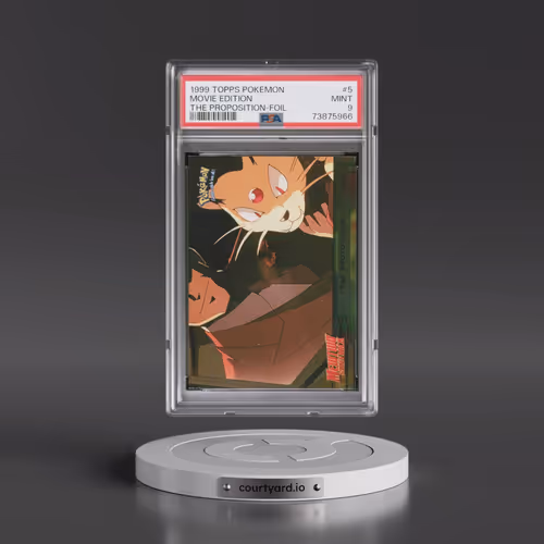 1999 Topps Pokémon the Movie Edt #5 Movie Edition - The Proposition-Foil (PSA 9 MINT)