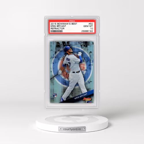 2015 Bowman's Best #50 Kris Bryant - Refractor (PSA 10 GEM MINT)