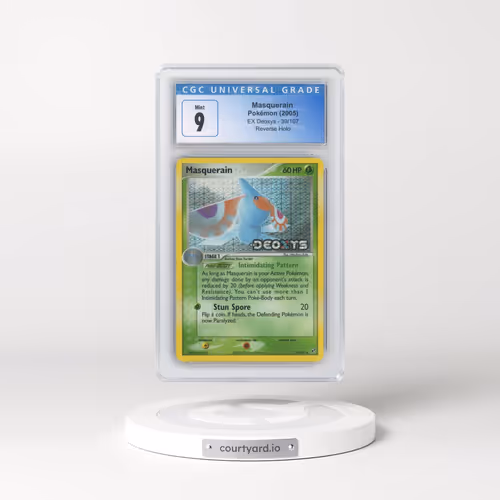 2005 Pokémon EX Deoxys #39 Masquerain - Reverse Foil (CGC 9 MINT)