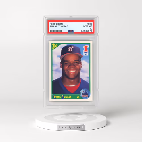 1990 Score #663 Frank Thomas (PSA 10 GEM MINT)