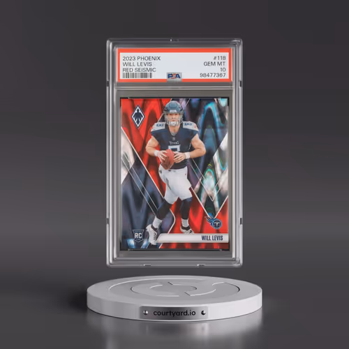 2023 Panini Phoenix #118 Will Levis - Red Seismic (PSA 10 GEM MINT)