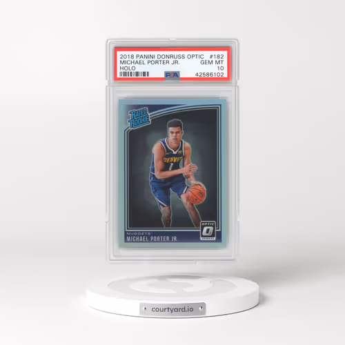 2018 Panini Donruss Optic #182 Michael Porter Jr. - Holo (PSA 10 GEM MINT)