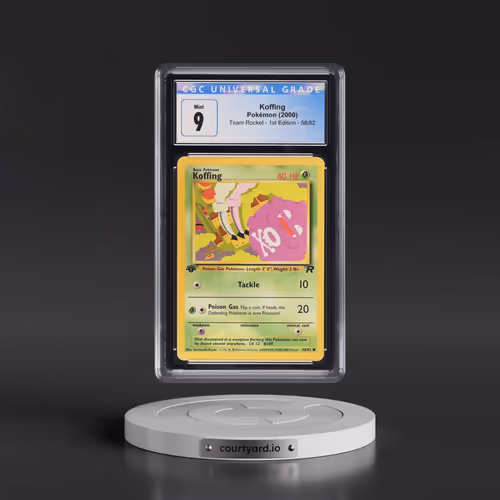 2000 Team Rocket #58/82 Koffing - 1st Edition 1st Edition (CGC 9 MINT)