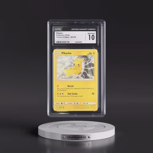 2019 Cosmic Eclipse #66/236 Pikachu (CGC 10 GEM MINT)