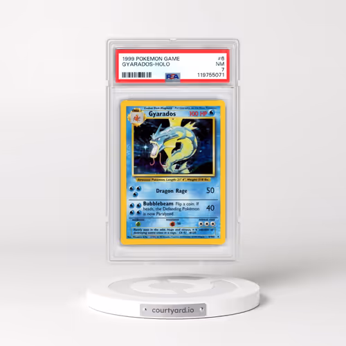 1999 Pokémon Game #6 Gyarados - Holo (PSA 7 NM)