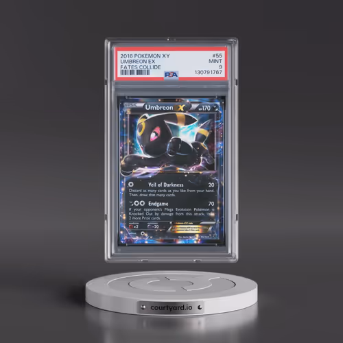 2016 Pokémon XY Fates Collide #55 Umbreon EX - Holo (PSA 9 MINT)