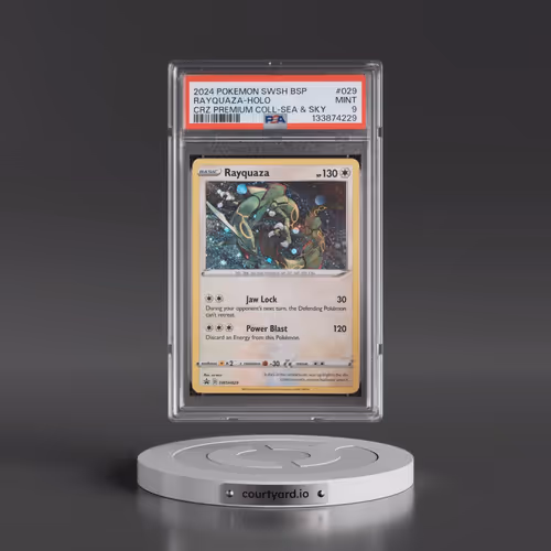 2024 Pokémon Swsh Black Star Promo #029 Rayquaza - Holo Crown Zenith Premium Collection Sea & Sky (P