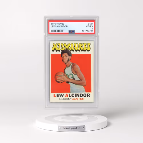 1971 Topps #100 Lew Alcindor (PSA 4 VG-EX)