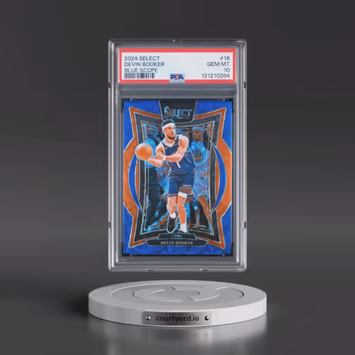 2024 Panini Select #16 Devin Booker - Blue Scope (PSA 10 GEM MINT)