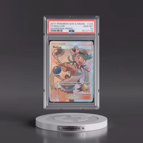 2017 Pokémon Sun & Moon Guardians Rising #145 Mallow - Full Art (PSA 10 GEM MINT)