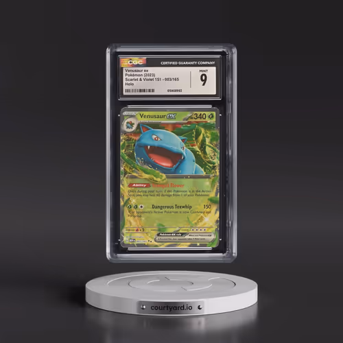 2023 Scarlet & Violet 151 - MEW EN #003/165 Venusaur ex - Holo (CGC 9 MINT)
