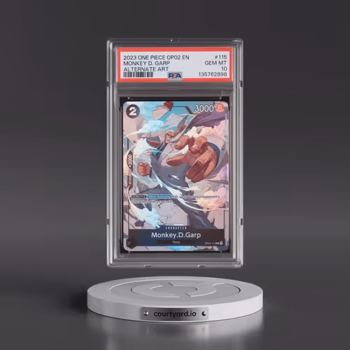 2023 One Piece OP02-Paramount War #115 Monkey D. Garp - Alternate Art (PSA 10 GEM MINT)