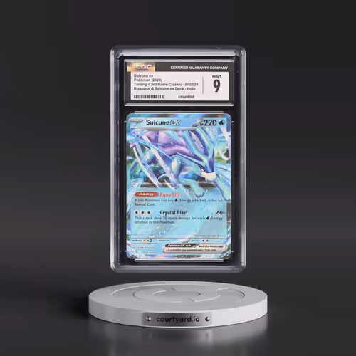 2023 Pokémon Clb-Trading Card Game Classic Blastoise & Suicune EX Deck #010 Suicune EX - Holo (CGC 9