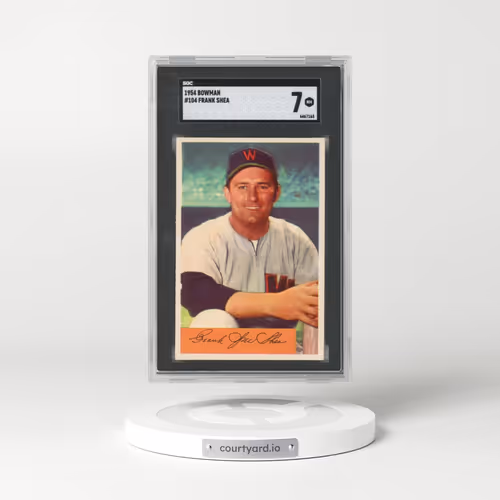 1954 Bowman #104 Frank Shea (SGC 7 NM)