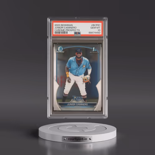 2023 Bowman Chrome Prospects #BCP61 Junior Caminero (PSA 10 GEM MINT)