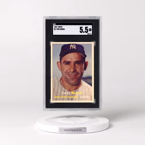 1957 Topps #2 Yogi Berra (SGC 5.5 EX+)