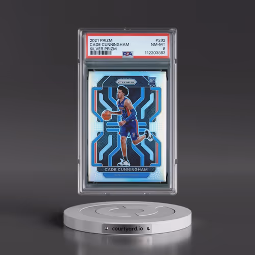 2021 Panini Prizm #282 Cade Cunningham - Silver Prizm (PSA 8 NM-MT)