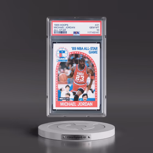1989 Hoops #21 Michael Jordan - All-Star (PSA 10 GEM MINT)