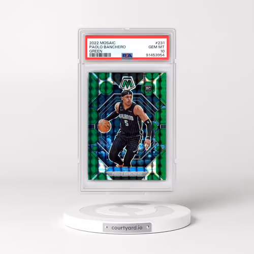 2022 Panini Mosaic #231 Paolo Banchero - Green (PSA 10 GEM MINT)