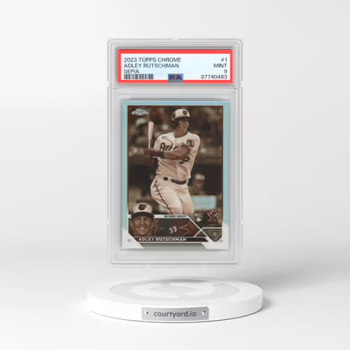 2023 Topps Chrome #1 Adley Rutschman - Sepia Refractor (PSA 9 MINT)