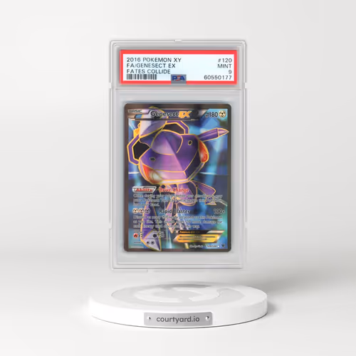 2016 Pokémon XY Fates Collide #120 Genesect EX - Holo Full Art (PSA 9 MINT)