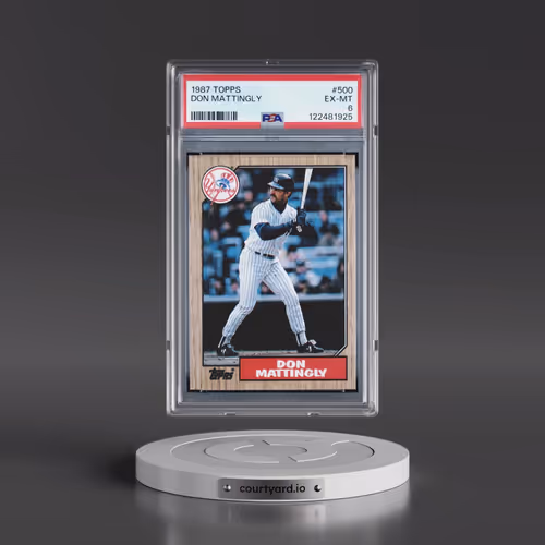 1987 Topps #500 Don Mattingly (PSA 6 EX-MT)