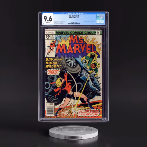 Ms. Marvel #5 CGC 9.6 White Pages (Marvel Comics, 5/77) - Universal