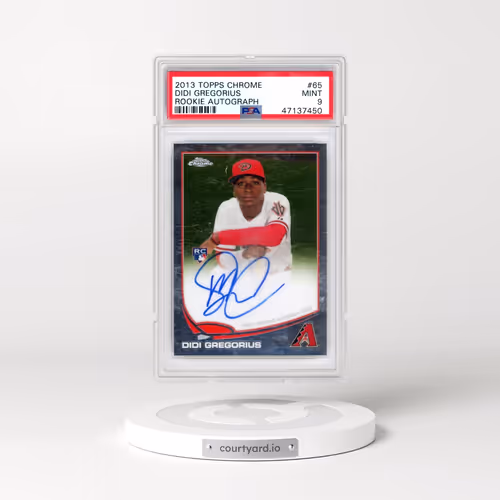 2013 Topps Chrome Rookie Autograph #65 Didi Gregorius (PSA 9 MINT)