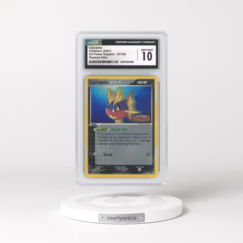 2007 EX Power Keepers #47 Carvanha - Holo (CGC 10 GEM MINT)