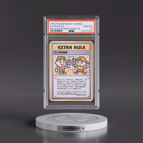 1998 Pokémon Vending Extra Rule - Deck Exchange-Series III (PSA 10 GEM MINT)