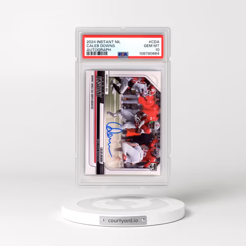 2024 Panini Instant Nil College Football #CDA Caleb Downs - Autograph (PSA 10 GEM MINT)