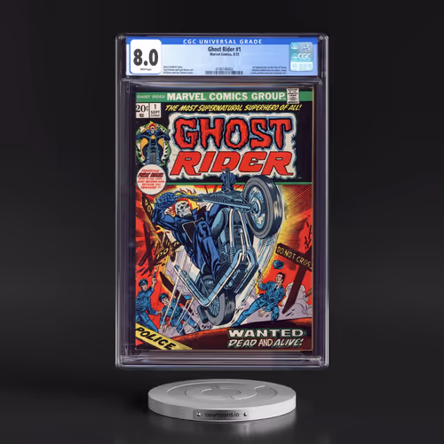 Ghost Rider #1 CGC 8.0 White Pages (Marvel Comics, 9/73)