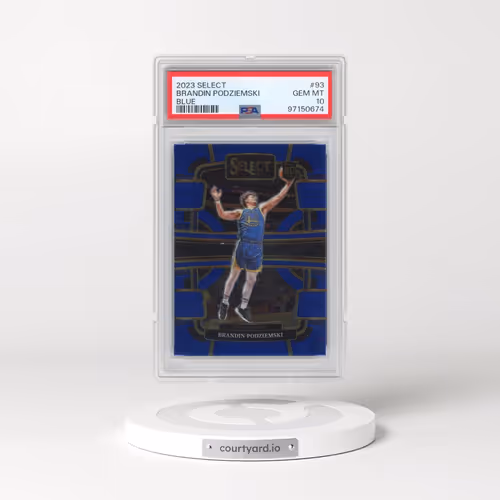 2023 Panini Select #93 Brandin Podziemski - Blue (PSA 10 GEM MINT)