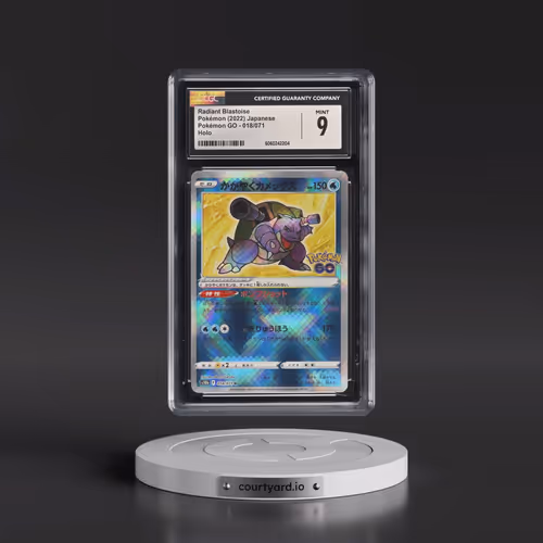 2022 Pokémon GO #018/071 Radiant Blastoise - Holo (CGC 9 MINT)