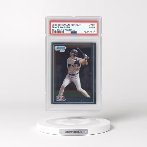 2010 Bowman Chrome 18U USA Baseball #BC8 Bryce Harper (PSA 9 MINT)