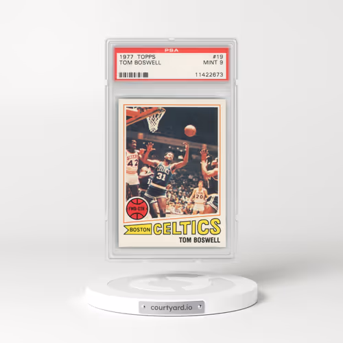 1977 Topps #19 Tom Boswell (PSA 9 MINT)