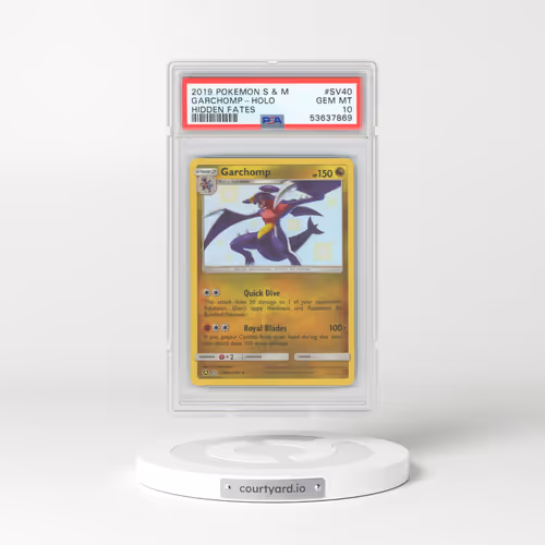 2019 Pokémon Sun & Moon Hidden Fates #SV40 Garchomp - Holo (PSA 10 GEM MINT)