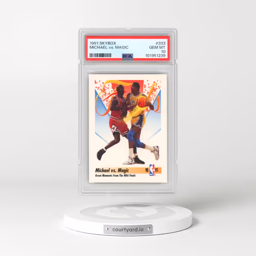 1991 Skybox #333 Michael vs. Magic (PSA 10 GEM MINT)