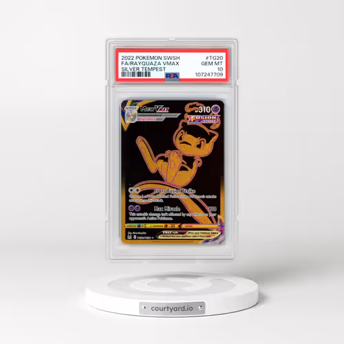 2022 Pokémon Sword & Shield Silver Tempest #TG20 Rayquaza Vmax - Full Art (PSA 10 GEM MINT)