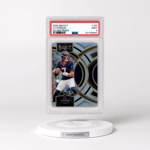 2023 Panini Select #183 CJ Stroud - Silver Prizm (PSA 9 MINT)