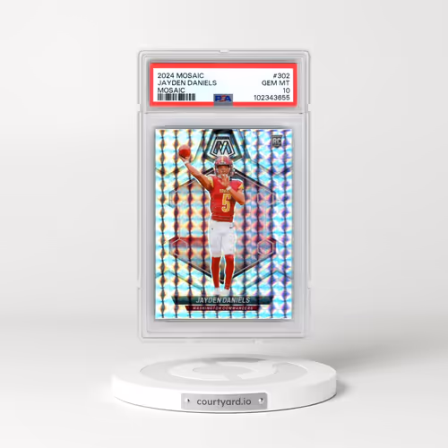 2024 Panini Mosaic #302 Jayden Daniels - Mosaic (PSA 10 GEM MINT)