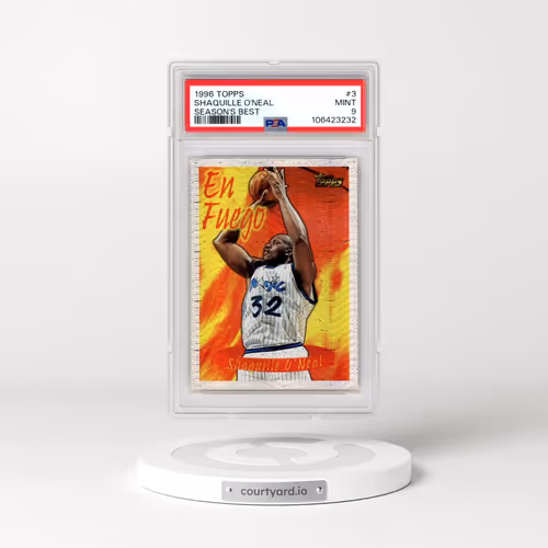 1996 Topps Season's Best #3 Shaquille O'Neal (PSA 9 MINT)