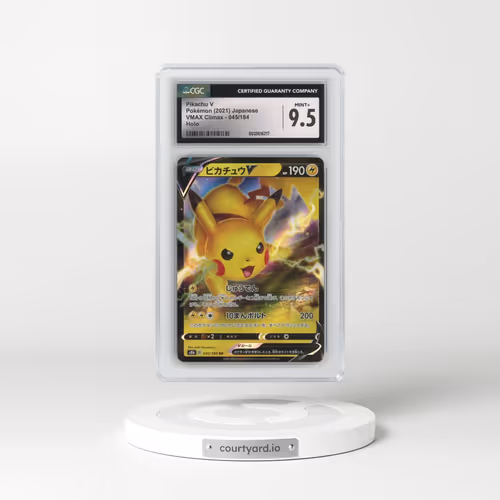 2021 VMAX Climax #045/184 Pikachu V - Holo (CGC 9.5 MINT+)