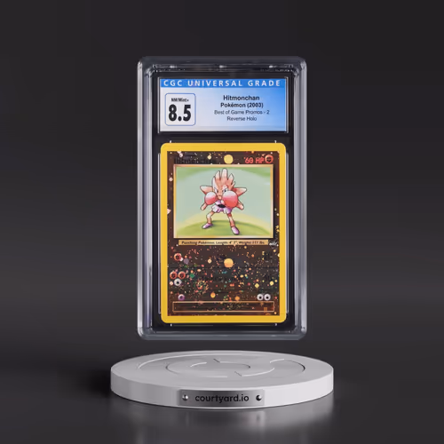 2003 Best of Game Promos #2 Hitmonchan - Reverse Holo (CGC 8.5 NM-MT+)
