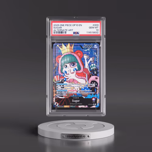 2025 One Piece OP10-Royal Blood #003 Sugar - Alternate Art (PSA 10 GEM MINT)