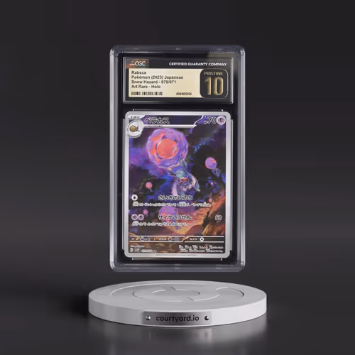2023 Pokémon Sv2p-Snow Hazard #079 Rabsca - Art Rare (CGC 10 PRISTINE)
